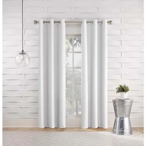 No. 918 Webster White Curtain 80 in. W X 84 in. L