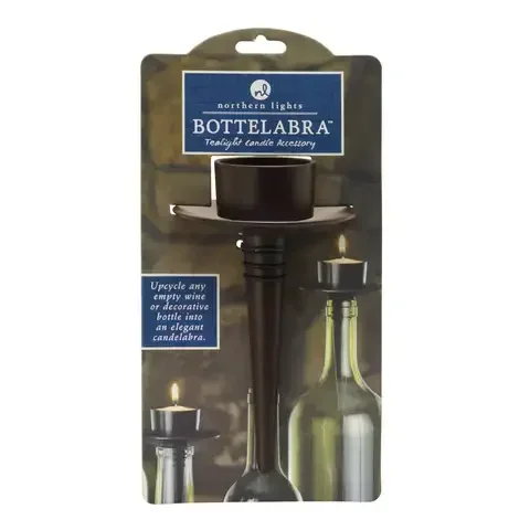 Northern Lights Bottelabra Bronze Unfragranced Scent Tealight Candle Holder