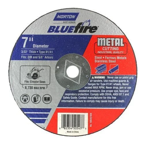 Norton Bluefire Bonded Abrasive 7-in Cut-off Wheel