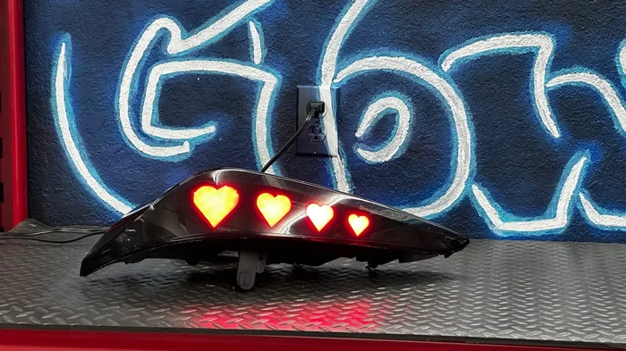 NTXGlow Heart Tail Lights (MK5 Toyota Supra)