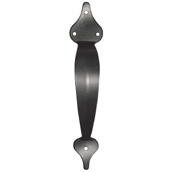 NUVO IRON Black Galvanized Steel Gate Pull Handle (24-Pack)