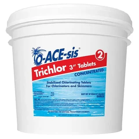 O-ACE-sis 3″ Tablet Trichlor 25 lb