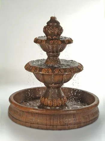 Oak Fountain, with 55″ Basin