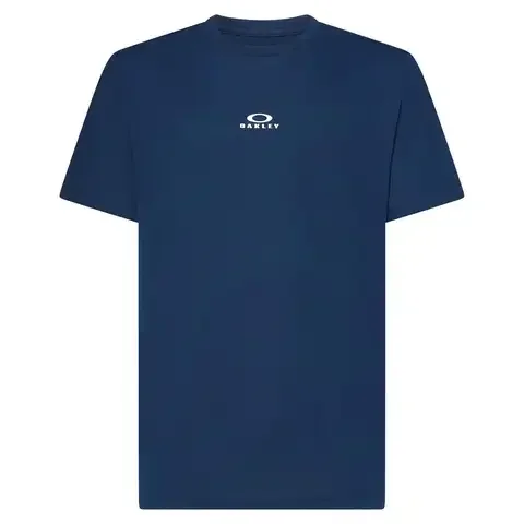 Oakley Bark New M Short Sleeve Men’s Crew Neck Navy Tee Shirt