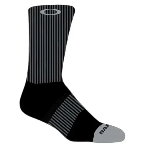Oakley Men’s L Crew Socks Black/Gray
