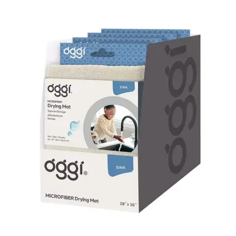 OGGI 18 in. L X 16 in. W Microfiber Drying Mat