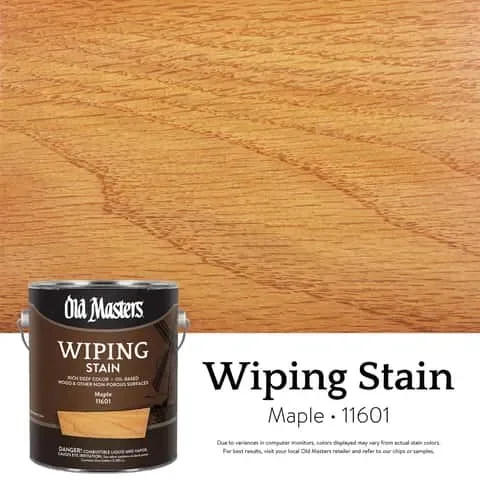Old Masters Semi-Transparent Maple Oil-Based Wiping Stain 1 gal