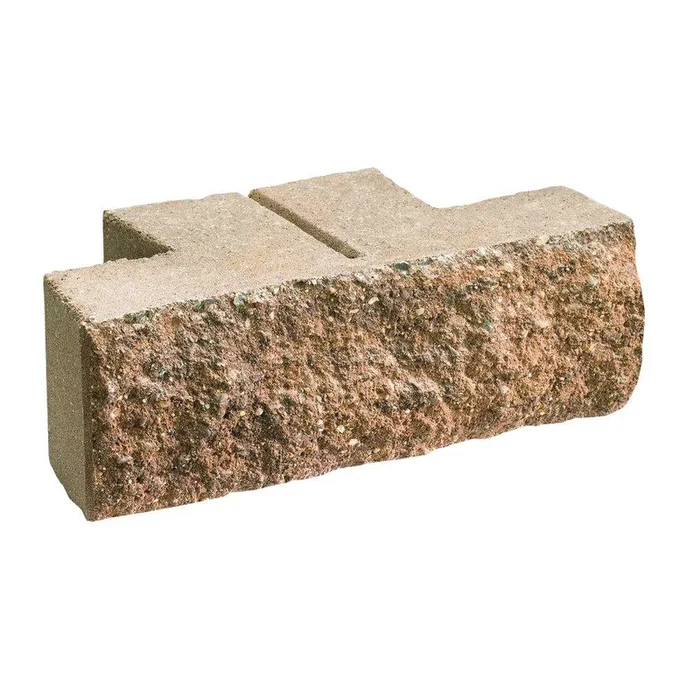 Oldcastle Tango 4 in. x 12 in. x 6 in. Brown/Buff Concrete Garden Wall Block (144 Pieces / 48 Face ft. / Pallet)