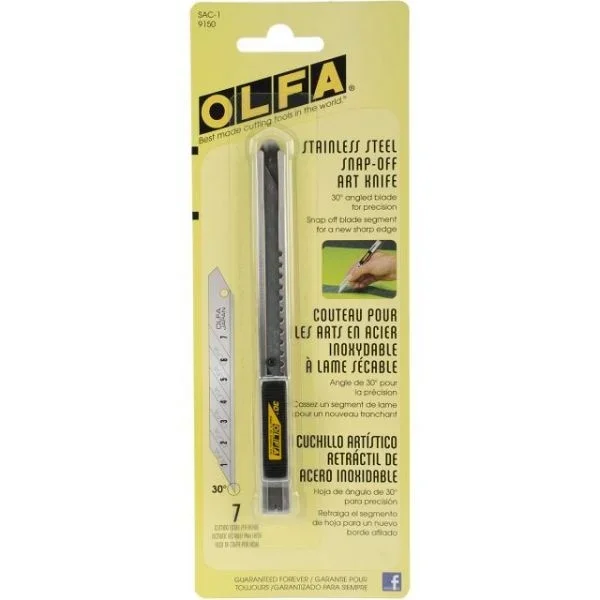 Olfa Stainless Steel Precision Snap-Off Knife