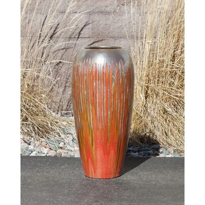 One of a Kind FNT3486 Ceramic Vase Complete Fountain Kit