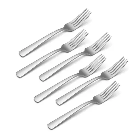 Onieda Aptitude Silver Stainless Steel Flatware Dinner Fork Set 6 pc