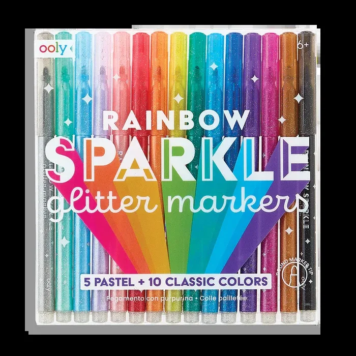 Ooly – Rainbow Sparkle Glitter Markers