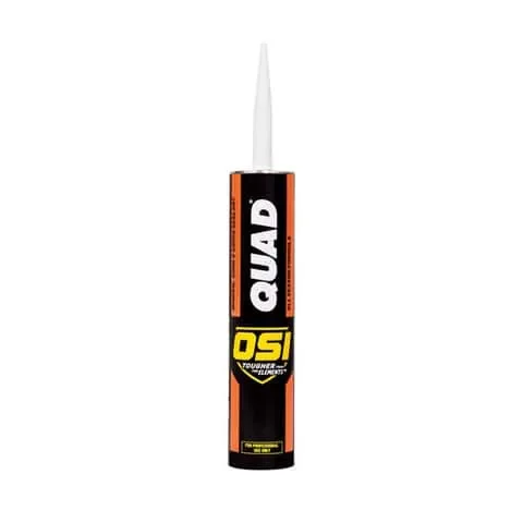 OSI Quad Beige Elastomeric Polymers Door/Siding/ Window Sealant 10 oz
