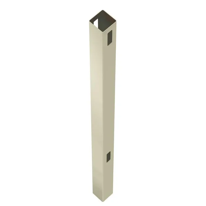 Outdoor Essentials Lakewood 8-ft H x 5-in W Tan Vinyl Line Fence Post (Unassembled)
