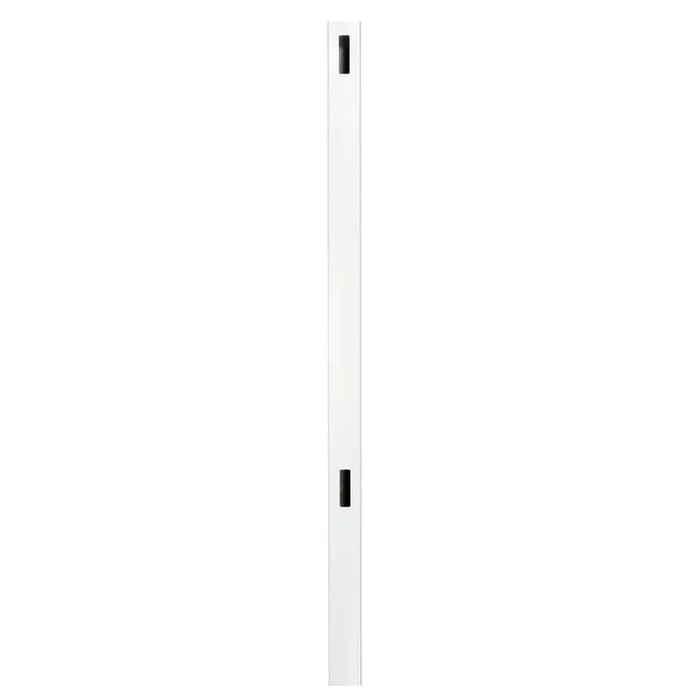 Outdoor Essentials Woodbridge 6-ft H x 5-in W White Vinyl End Fence Post (Assembled)