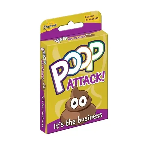 Outset Media Poop Attack Card Game Multicolored 54 pc