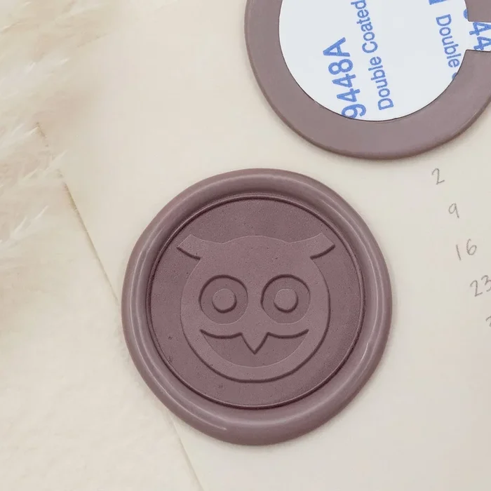 Owl Wax-adhesive Wax Seal Stickers – Style 23