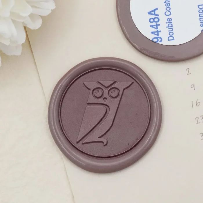 Owl Wax-adhesive Wax Seal Stickers – Style 4