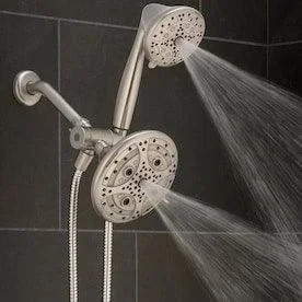 Oxygenics Drench Brushed Nickel 55-Spray Rain Dual Shower Head