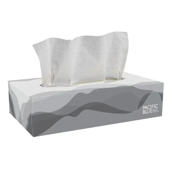 Pacific Blue Basic By Gp Pro 100% Recycled Economy Facial Tissue