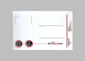 PackRite AirTight #4 White Paper Bubble Mailer 9-1/2″x14-1/2″, 25/Case