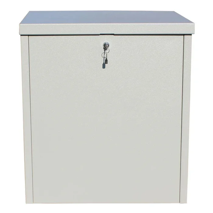 ParcelChest Textured Gray Ground Mount Locking Parcel Box