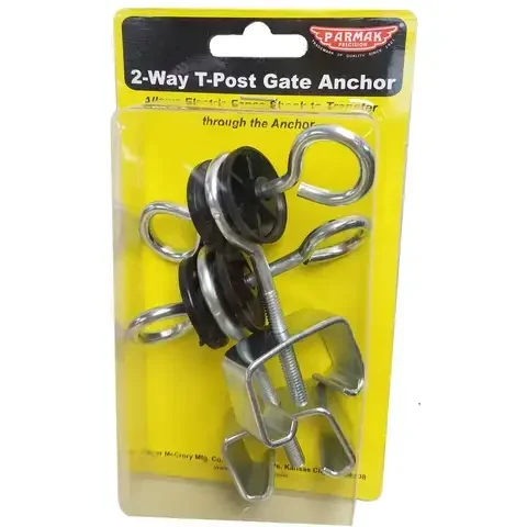 Parmak T-Post Gate Anchor Black