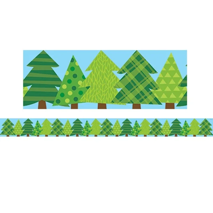 Pattern Pine Trees Border EZ Border