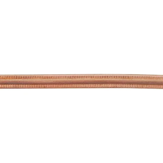 Patterned Wire – Copper – Gallery #2 12 gauge Dead Soft – 6″ Min