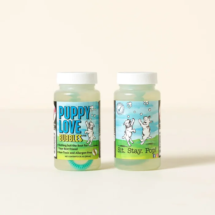 Peanut Butter Puppy Bubbles – Set of 2