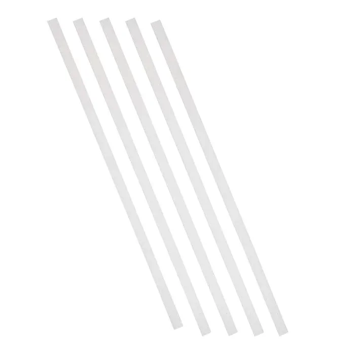Pegatha 26 in. x 3/4 in. White Aluminum Square Deck Railing Baluster (5-Pack)