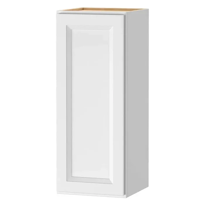 PELHAM & WHITE Keyport Shaker 12 in. W x 12 in. D x 30 in. H Plywood Tool-Free Ready To Assemble Wall Kitchen Cabinet in White