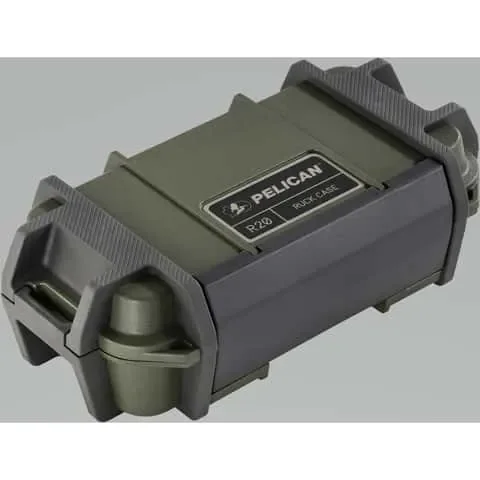 Pelican 4.83 in. W X 2.88 in. H Ruck Case Impact-Resistant Poly Green
