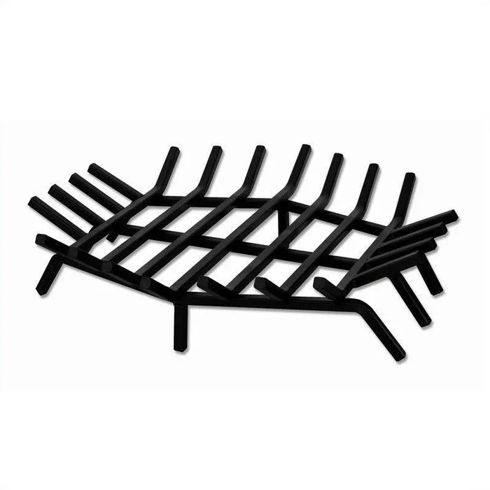 Pemberly Row 24″ Hex Shape Bar Grate for Outdoor Fireplaces