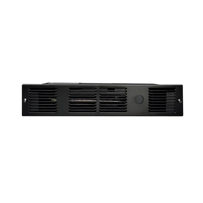Perfectoe 1,000-Watt 240-Volt Fan-Forced Under-Cabinet Electric Heater in Black