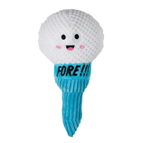 Pet Shop by Fringe Studio Blue/White Plush Today Is Tee Rific Dog Toy 1 pk
