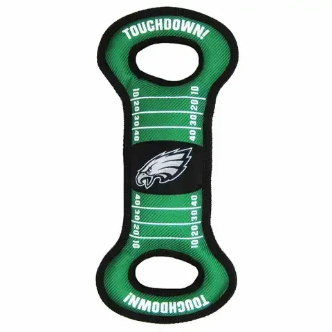 Pets First NFL Green Nylon Philadelphia Eagles Dog Tug Toy 1 pk