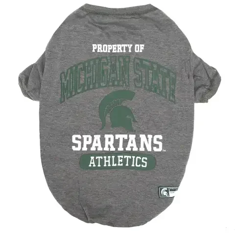Pets First Team Colors Michigan State Spartans Dog T-Shirt Small