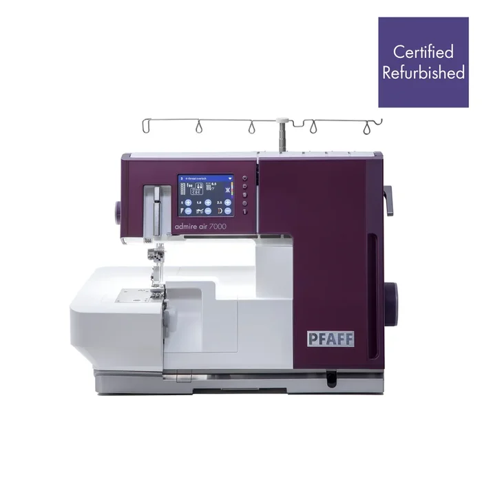 PFAFF® Refurbished admire™ air 7000 Purple Coverlock Machine