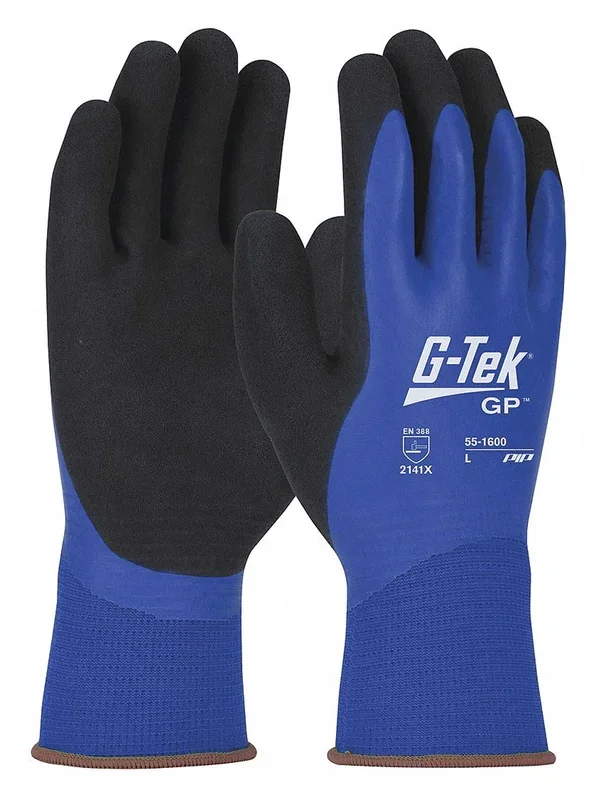PIP G-Tek GP Double Dipped Foam Latex Coated Gloves – M (8)