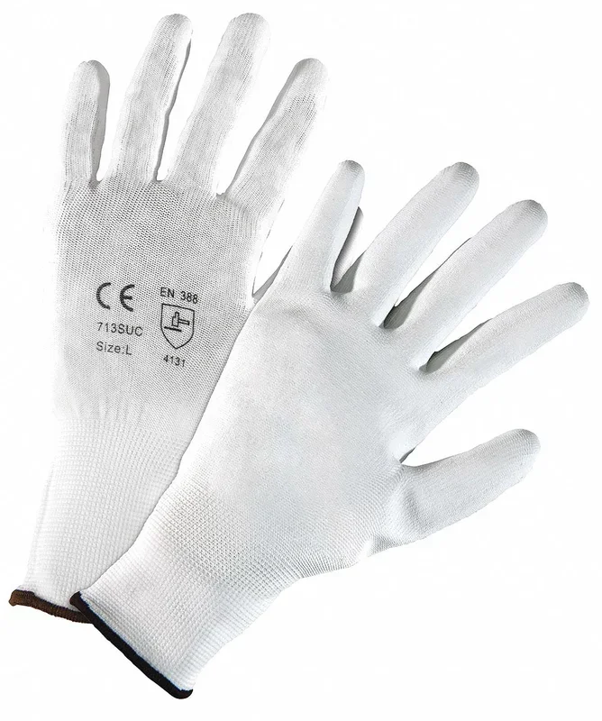 PIP PosiGrip 713SUC Polyurethane Coated Gloves, Large – 12 Pack