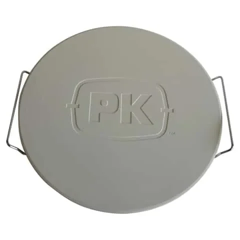 PK Grills Ceramic Gray Grill Pizza Stone 1