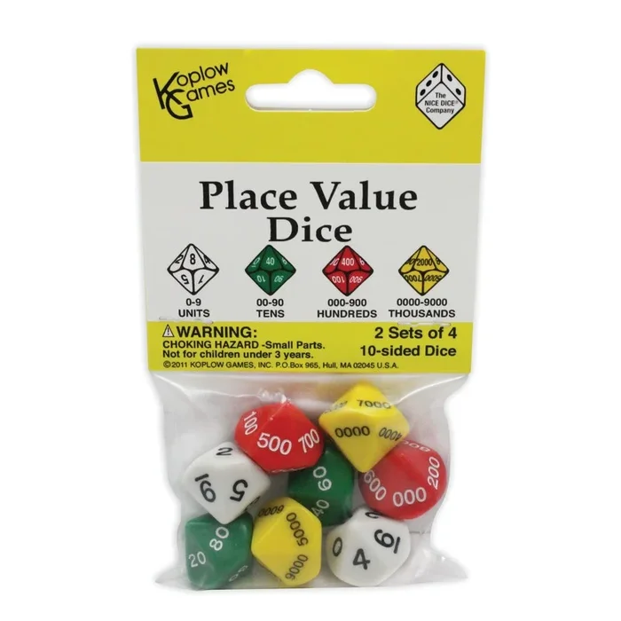 Place Value Dice by Koplow Games
