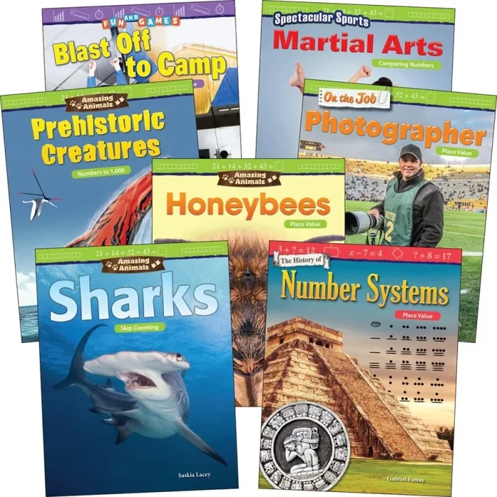 Place Value: Grades 2-3 (Book Set)