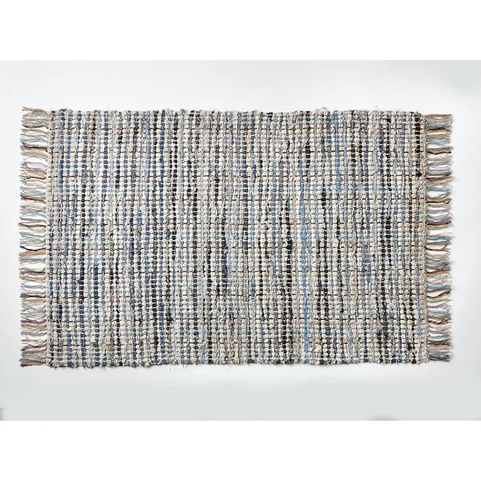 Plaid Chindi Rug