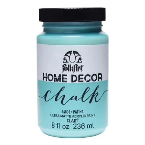 Plaid FolkArt Flat Chalky Finish Patina Hobby Paint 8 oz