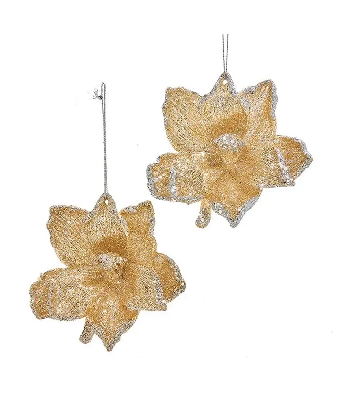 Platinum Flower Ornament