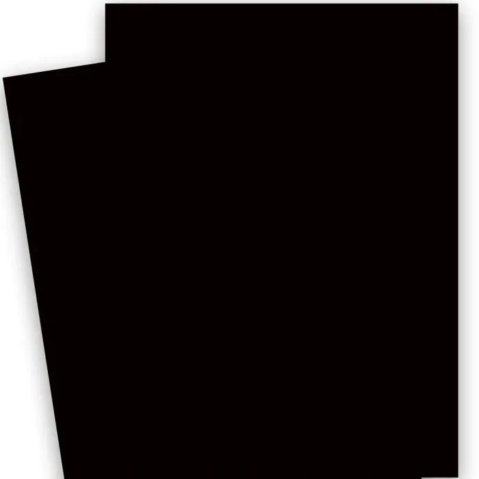 Plike (Plastic-Like) Paper – 28.3 In X 40.2 In, Black, 122Lb Cover