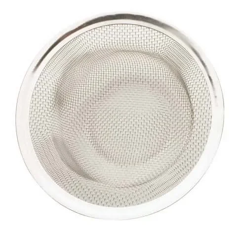 Plumb Pak 3-1/2 in. D Natural Gray Stainless Steel Mesh Strainer
