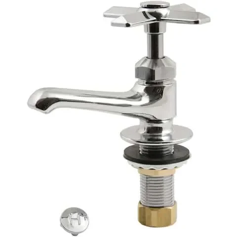 PlumbCraft Chrome Traditional Bathroom Faucet 1 in.